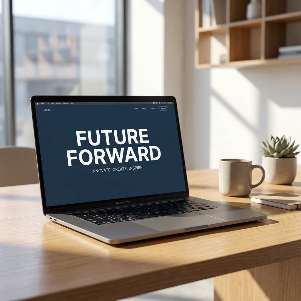 Maqueta de la página de aterrizaje de Dute